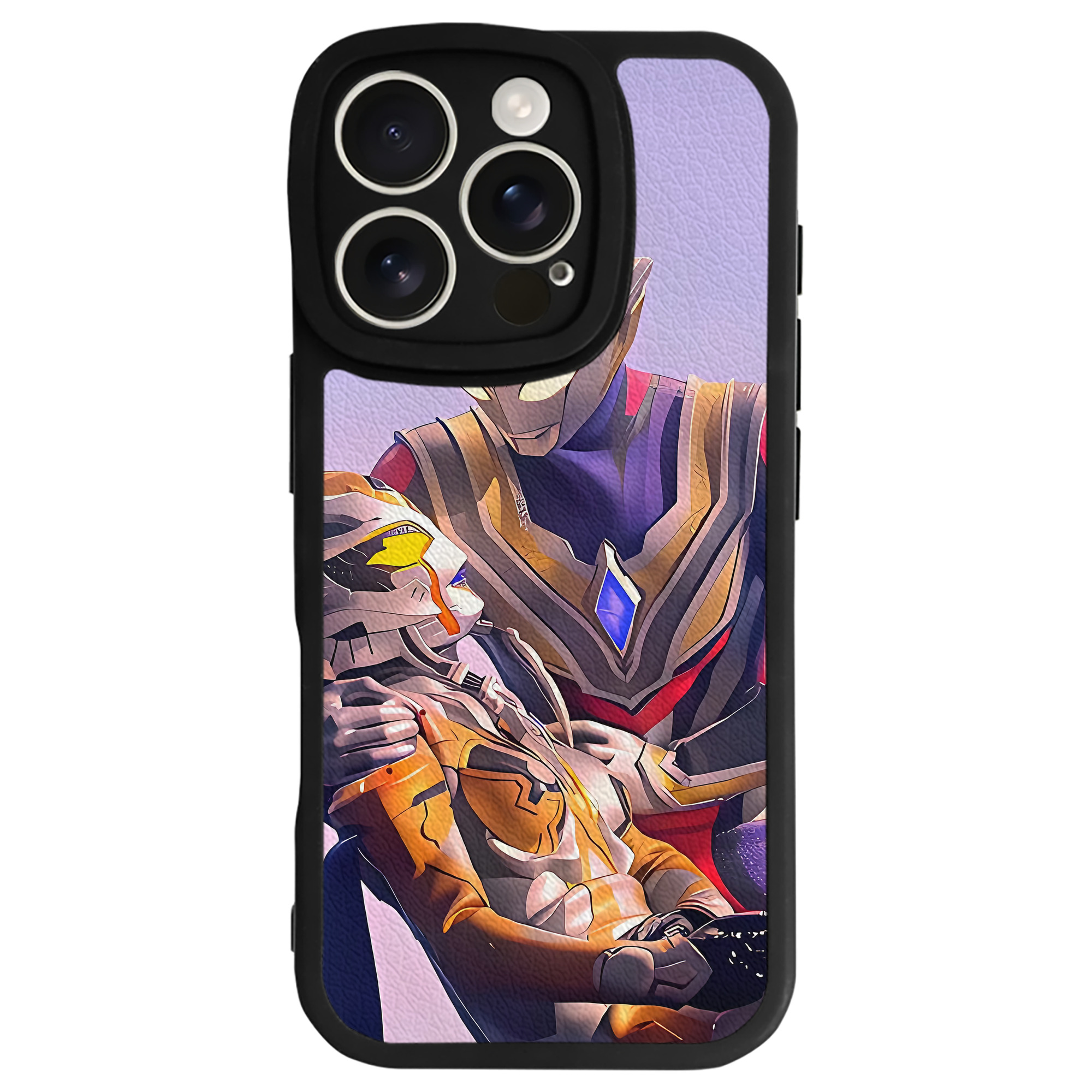 （画像用） ウルトラマン Ultraman 【iPhone 16シリーズ対応】シリコンスマホケース（レザー調） 材質：シリコン